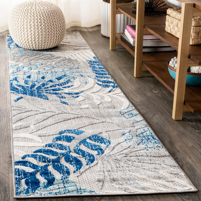 Lynx Tropics Palm Leaves Indoor/Outdoor Area Rug