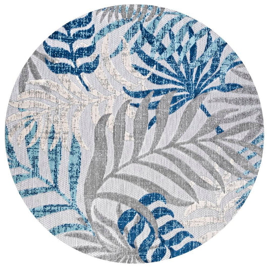 Lynx Tropics Palm Leaves Indoor/Outdoor Area Rug