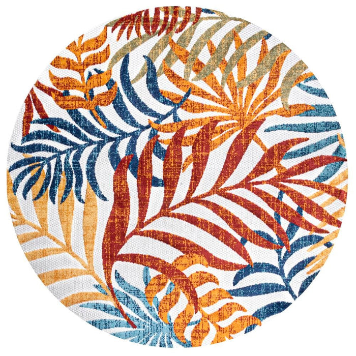 Lynx Tropics Palm Leaves Indoor/Outdoor Area Rug