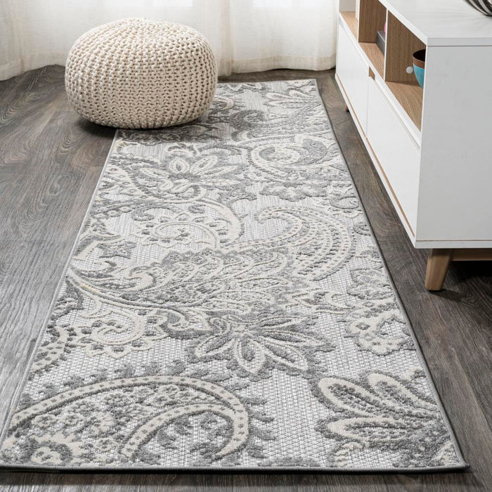 Christchurch Gordes Paisley High-Low Indoor/Outdoor Area Rug