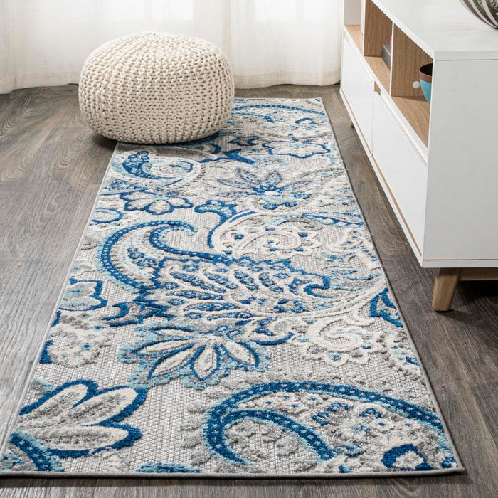 Christchurch Gordes Paisley High-Low Indoor/Outdoor Area Rug