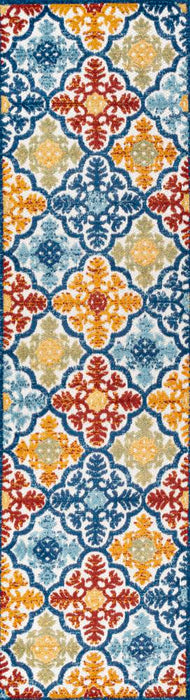 Hamilton Cassis Ornate Ogee Trellis Area Rug