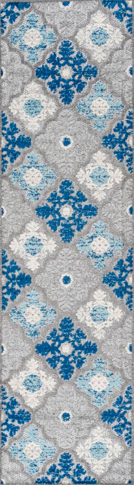 Hamilton Cassis Ornate Ogee Trellis Area Rug