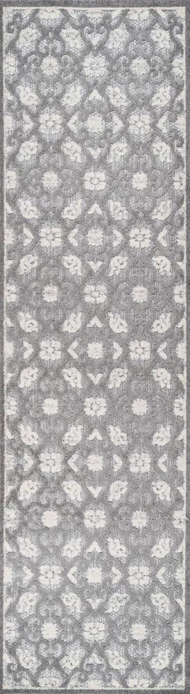 Lower Gallia Tile Trellis High-Low Area Rug