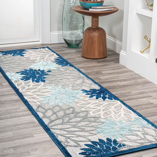 Jiya minori Floral Indoor/outdoor Area Rug