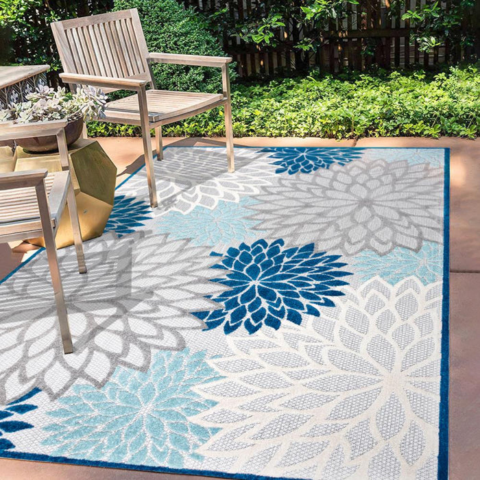 Jiya minori Floral Indoor/outdoor Area Rug