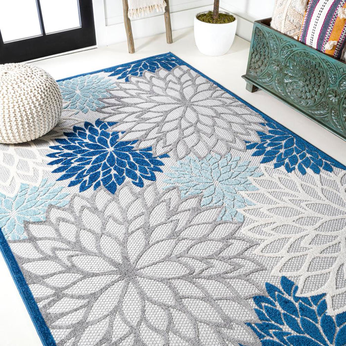 Jiya minori Floral Indoor/outdoor Area Rug