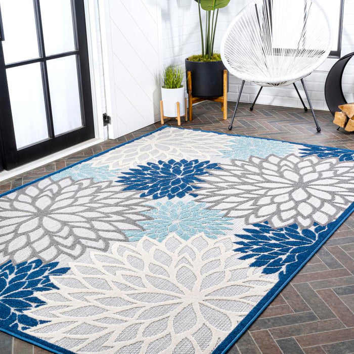 Jiya minori Floral Indoor/outdoor Area Rug