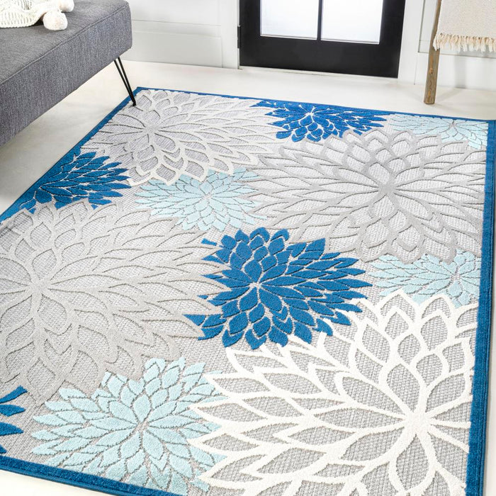 Jiya minori Floral Indoor/outdoor Area Rug