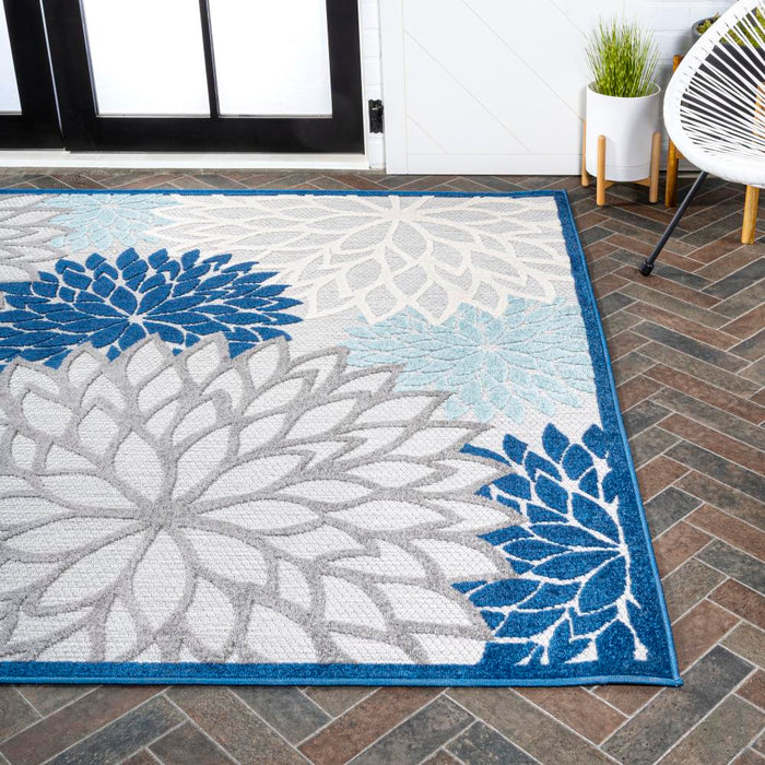 Jiya minori Floral Indoor/outdoor Area Rug