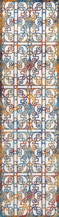 Detaraya Ornate Trellis Indoor/outdoor Area Rug