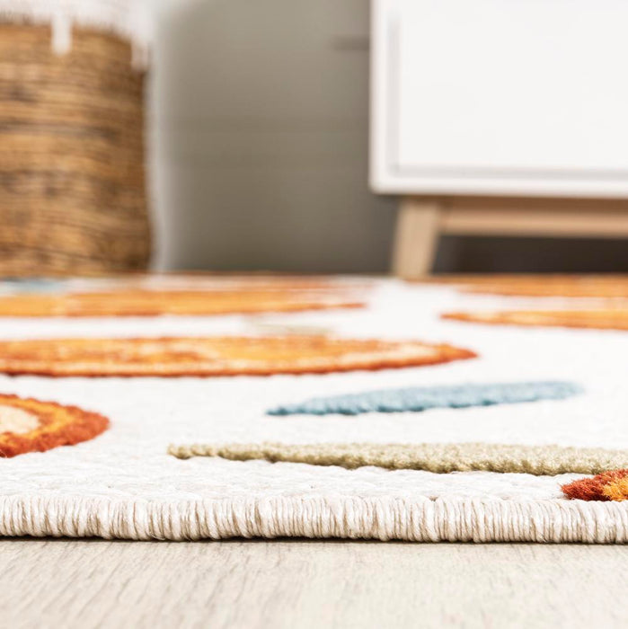 Quinn citrus Slice High-low Indoor/outdoor Area Rug