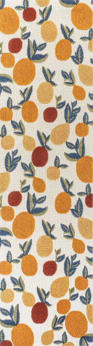 Audrey bold Lemon High-low Indoor/outdoor Area Rug