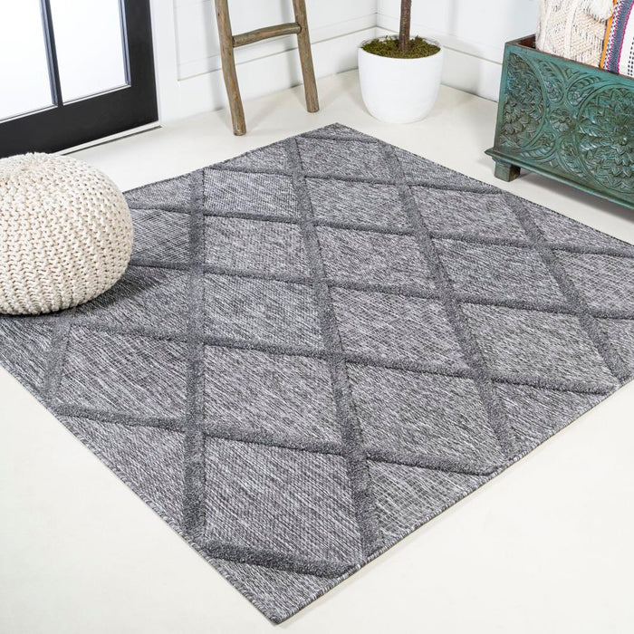 Oswald diamond Trellis Indoor/outdoor Area Rug