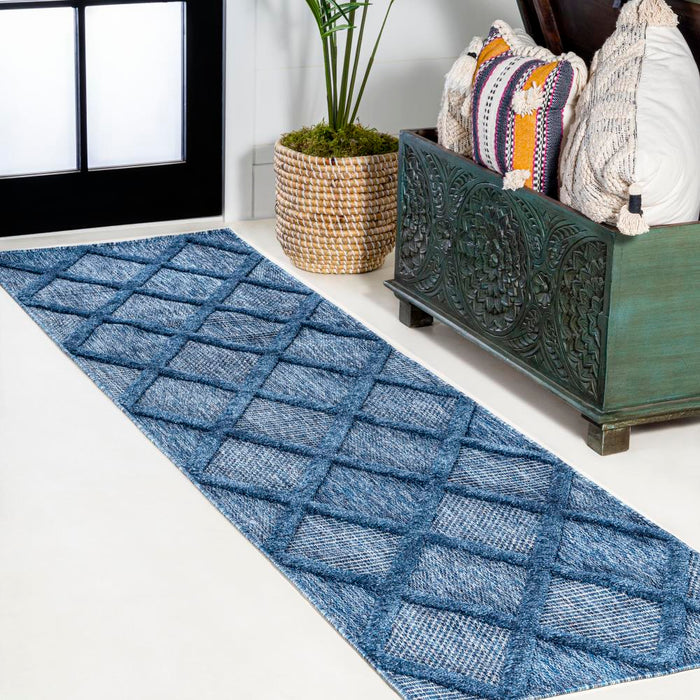 Oswald diamond Trellis Indoor/outdoor Area Rug