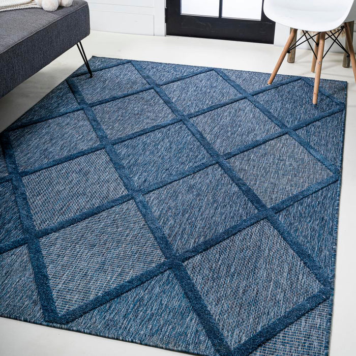 Oswald diamond Trellis Indoor/outdoor Area Rug