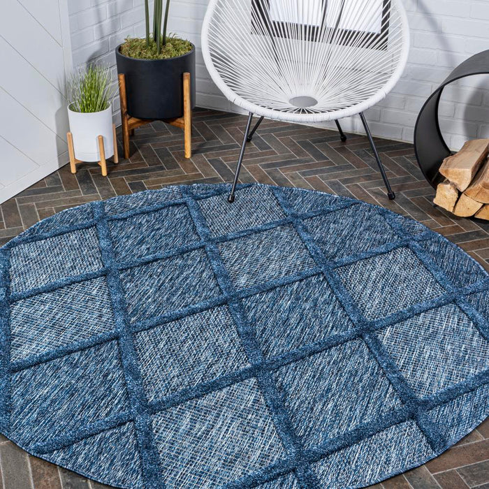 Oswald diamond Trellis Indoor/outdoor Area Rug