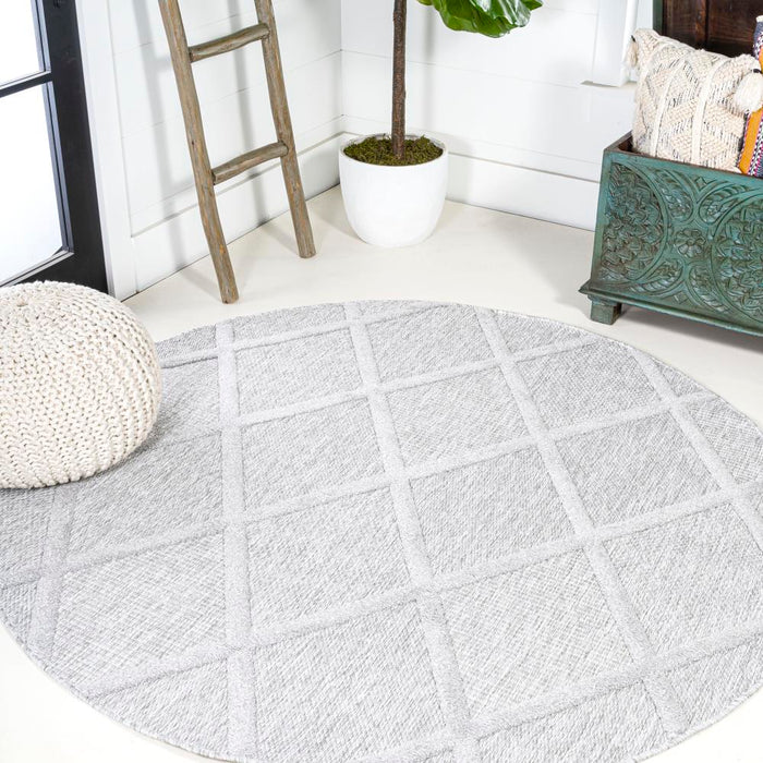 Oswald diamond Trellis Indoor/outdoor Area Rug