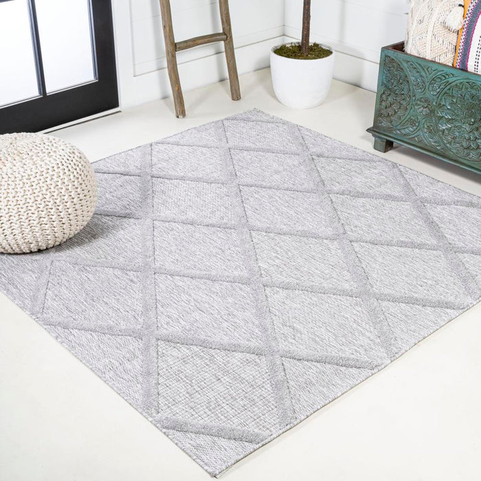 Oswald diamond Trellis Indoor/outdoor Area Rug