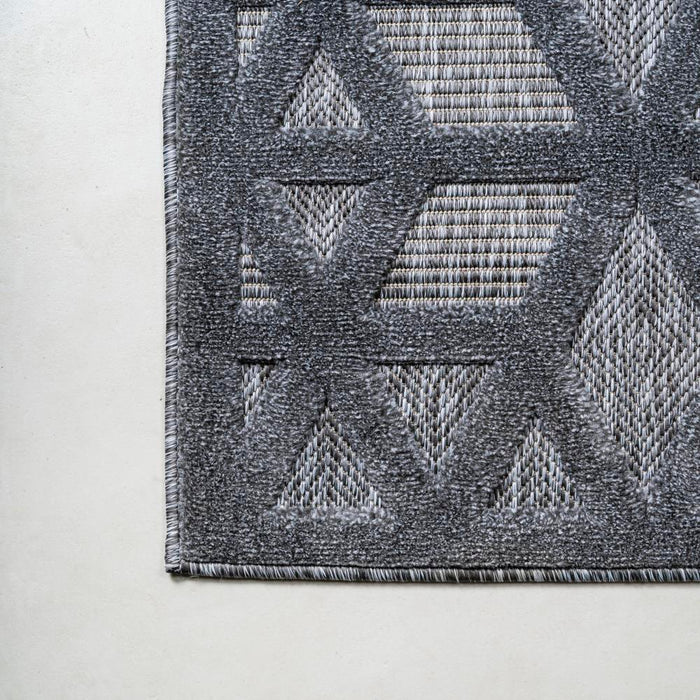 Celia neutral Geometric Indoor/outdoor Area Rug