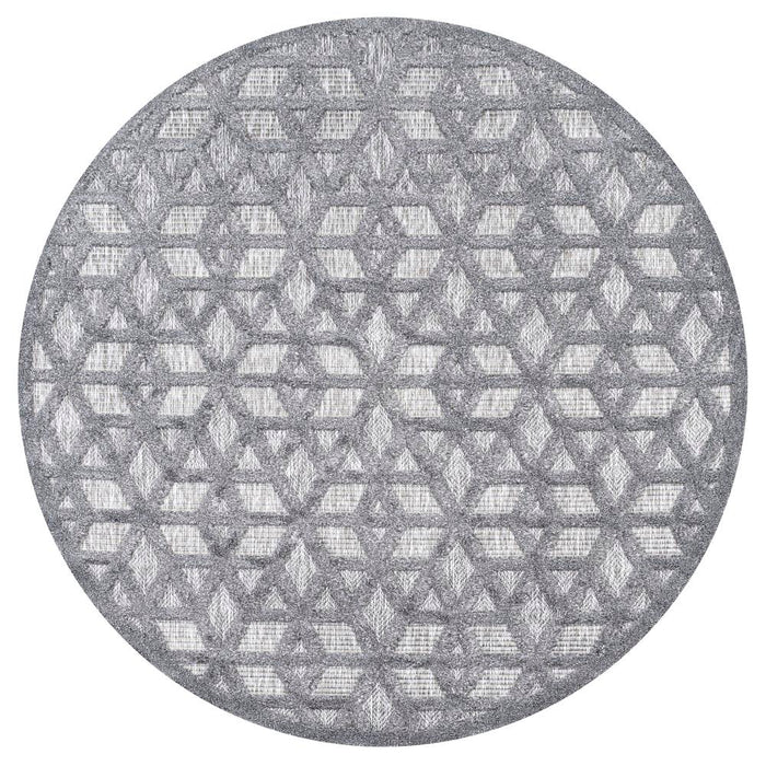 Celia neutral Geometric Indoor/outdoor Area Rug