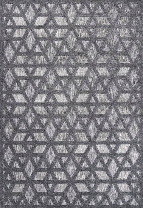 Celia neutral Geometric Indoor/outdoor Area Rug