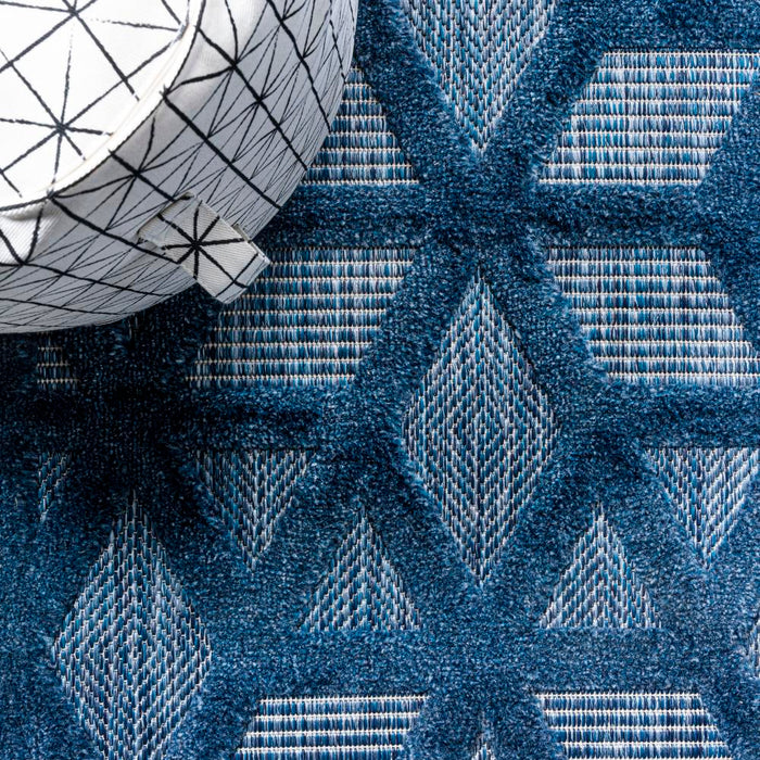 Celia neutral Geometric Indoor/outdoor Area Rug