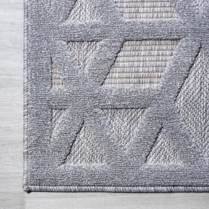 Celia neutral Geometric Indoor/outdoor Area Rug