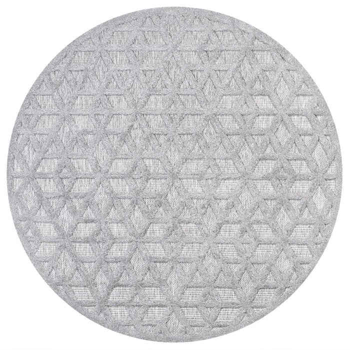 Celia neutral Geometric Indoor/outdoor Area Rug