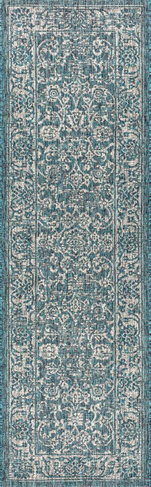 Hart Bohemian Textured Weave Floral Indoor/outdoor Area Rug