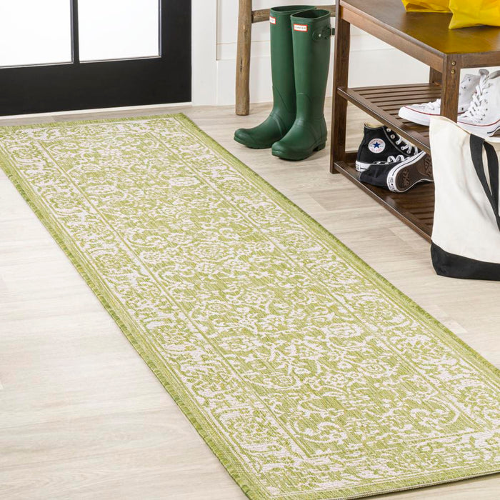 Hart Bohemian Textured Weave Floral Indoor/outdoor Area Rug