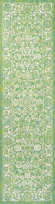 Hart Bohemian Textured Weave Floral Indoor/outdoor Area Rug