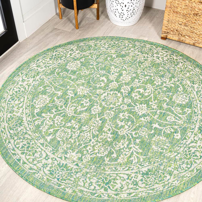 Hart Bohemian Textured Weave Floral Indoor/outdoor Area Rug