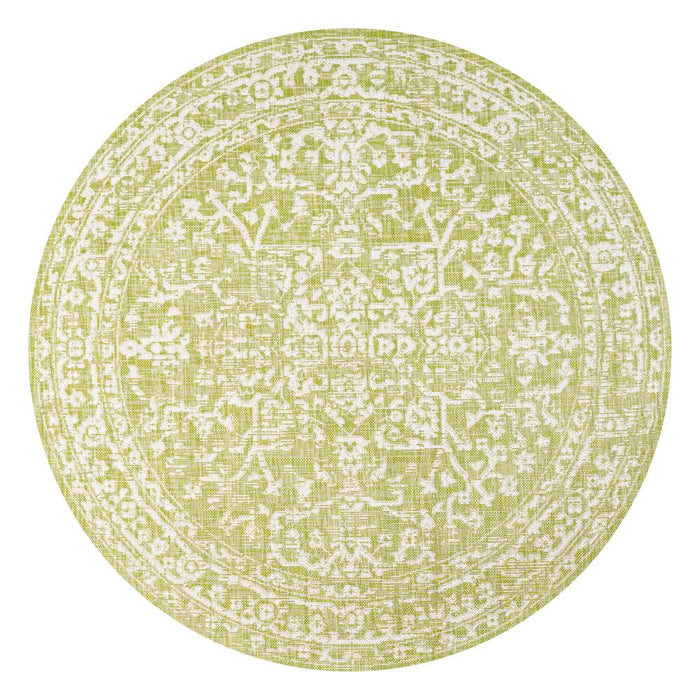 Kayla Bohemian Medallion Textured Weave Indoor/outdoor Area Rug