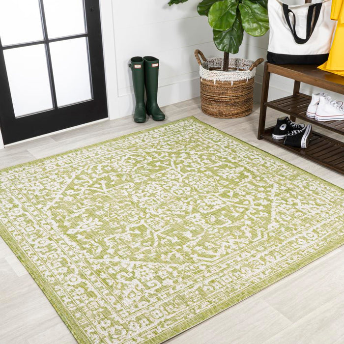 Kayla Bohemian Medallion Textured Weave Indoor/outdoor Area Rug