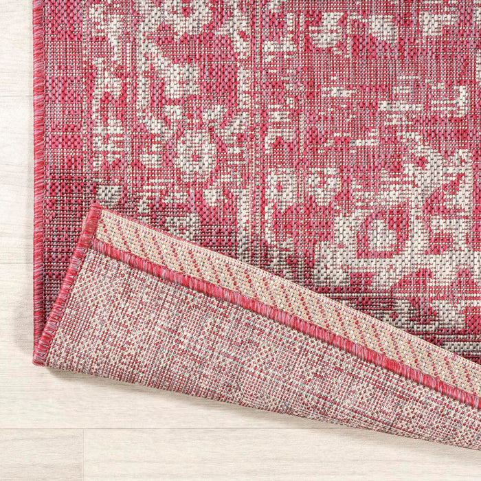 Kayla Bohemian Medallion Textured Weave Indoor/outdoor Area Rug