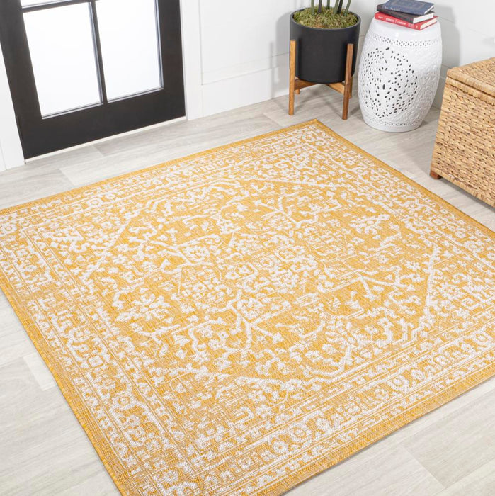 Kayla Bohemian Medallion Textured Weave Indoor/outdoor Area Rug