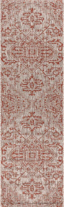 Dean Bohemian Medallion Textured Weave Indoor/outdoor Area Rug