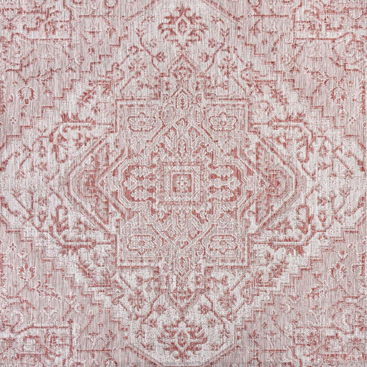 Dean Bohemian Medallion Textured Weave Indoor/outdoor Area Rug