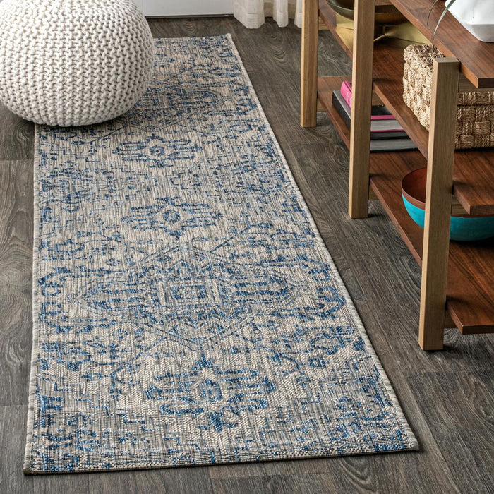 Dean Bohemian Medallion Textured Weave Indoor/outdoor Area Rug