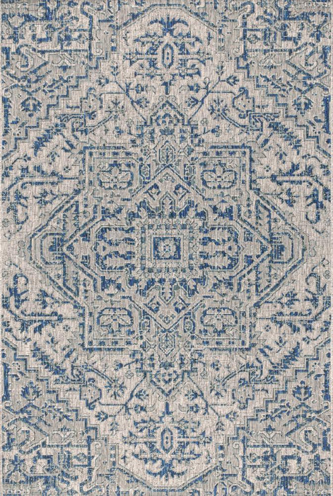 Dean Bohemian Medallion Textured Weave Indoor/outdoor Area Rug