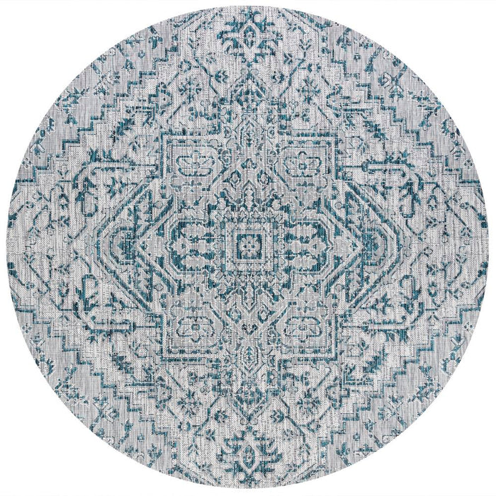 Dean Bohemian Medallion Textured Weave Indoor/outdoor Area Rug