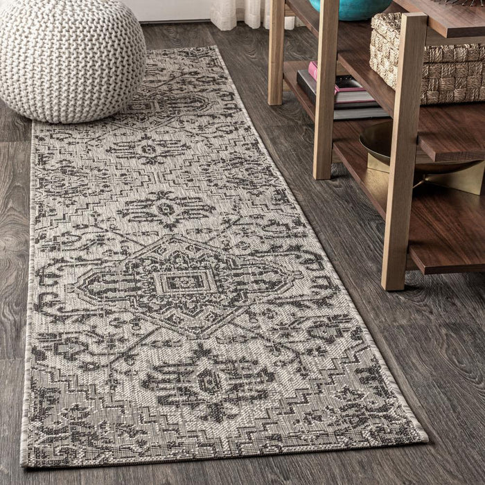 Dean Bohemian Medallion Textured Weave Indoor/outdoor Area Rug