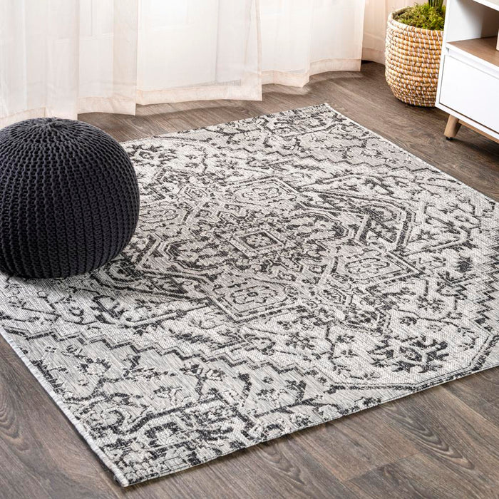 Dean Bohemian Medallion Textured Weave Indoor/outdoor Area Rug