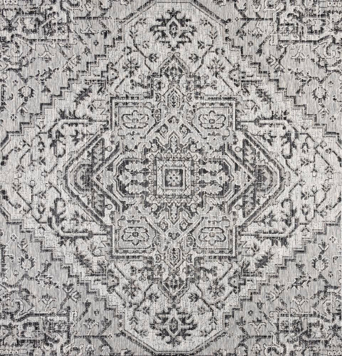 Dean Bohemian Medallion Textured Weave Indoor/outdoor Area Rug