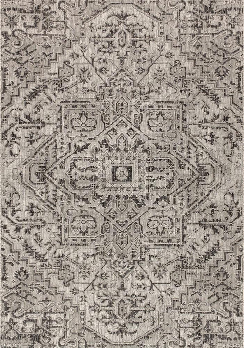 Dean Bohemian Medallion Textured Weave Indoor/outdoor Area Rug