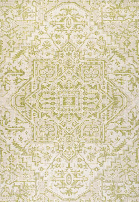 Dean Bohemian Medallion Textured Weave Indoor/outdoor Area Rug