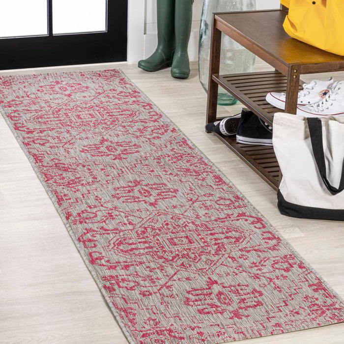 Dean Bohemian Medallion Textured Weave Indoor/outdoor Area Rug