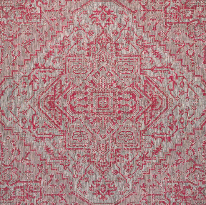 Dean Bohemian Medallion Textured Weave Indoor/outdoor Area Rug