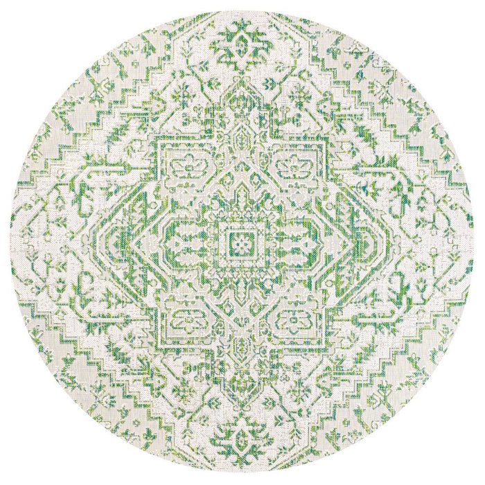 Dean Bohemian Medallion Textured Weave Indoor/outdoor Area Rug